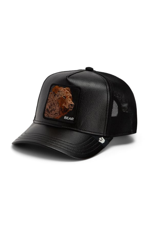 Šiltovka GOORIN BROS. Faux Leather Bear black