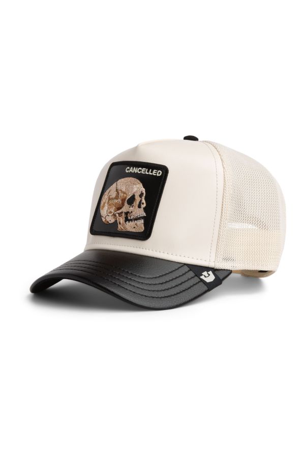 Šiltovka GOORIN BROS. Leather Skull beige
