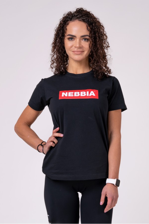 Tričko NEBBIA black