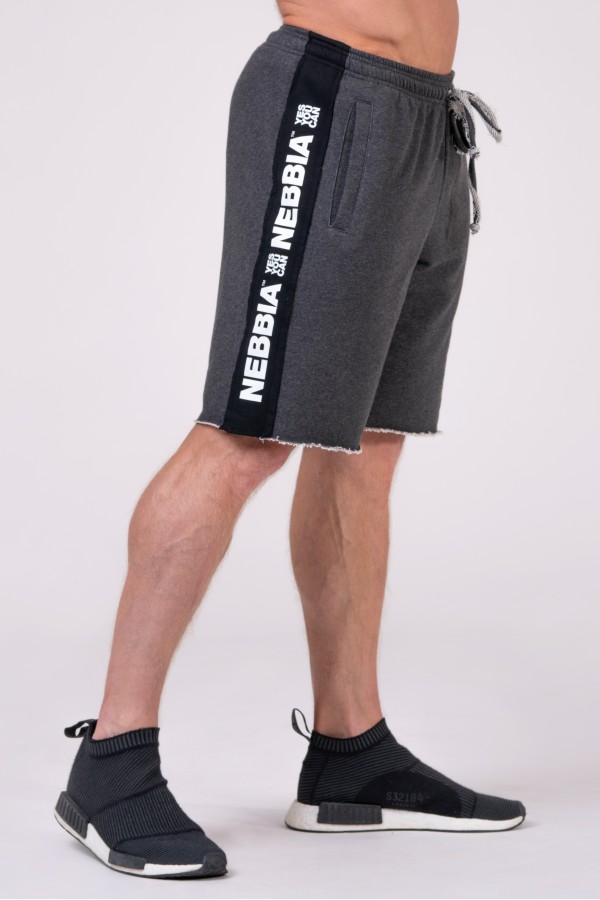 Kraťasy NEBBIA Essential Shorts Grey