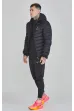 Bunda SIKSILK Packable Bubble Jacket čierna