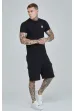 Tričko SIKSILK Essentials black