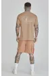 Tričko SIKSILK Graphic Tshirt brown