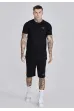 Súprava SIKSILK Shorts and Tshirt black