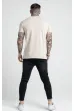 Tričko SIKSILK Script beige