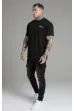 Tričko SIKSILK Graphic Tshirt black