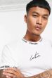 Tričko THE COUTURE CLUB Jacquard white