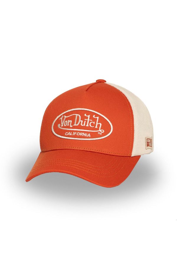 Šiltovka VON DUTCH Lof Mesh dark orange