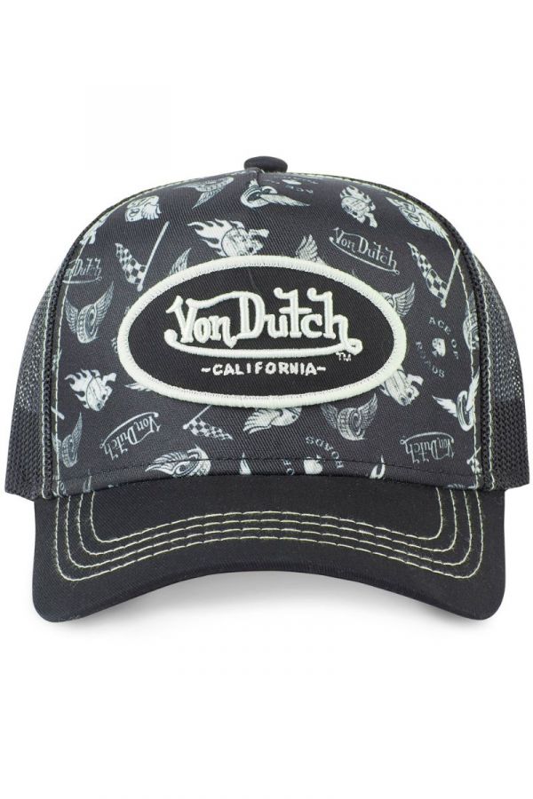 Šiltovka VON DUTCH Graphic black