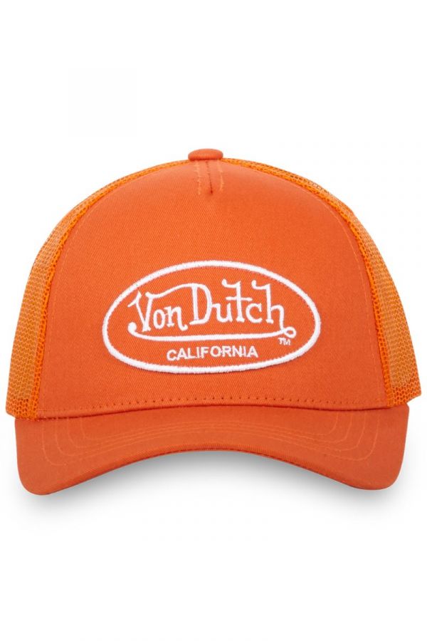 Šiltovka VON DUTCH Lof Mesh dark orange