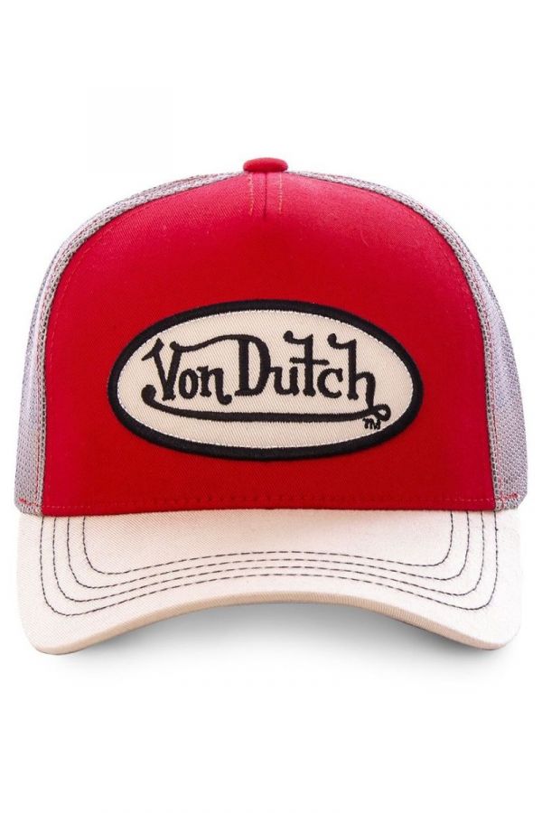 Šiltovka VON DUTCH Color Mesh red