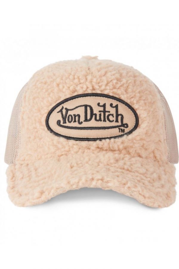 Šiltovka VON DUTCH Fur beige