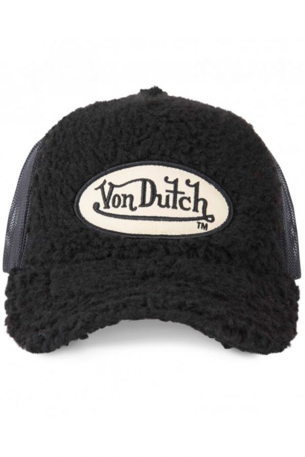 Šiltovka VON DUTCH Fur black