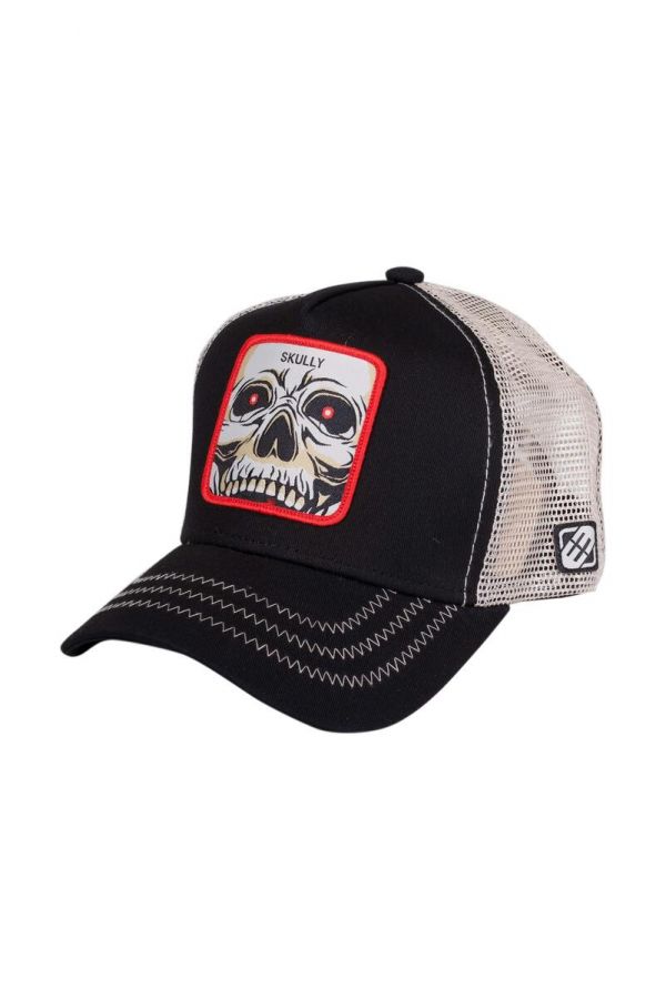 Šiltovka FREEGUN Skull Trucker black