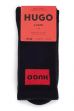 Ponožky HUGO 2-pack Rib Label black