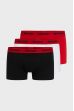 Boxerky HUGO 3-pack black/white/red