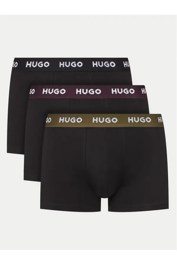 Boxerky HUGO 3-pack Triplet black