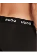 Boxerky HUGO 3-pack Triplet Design black